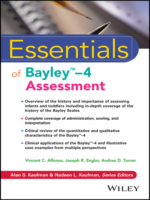 Title details for Essentials of Bayley-4 Assessment by Vincent C. Alfonso - Available